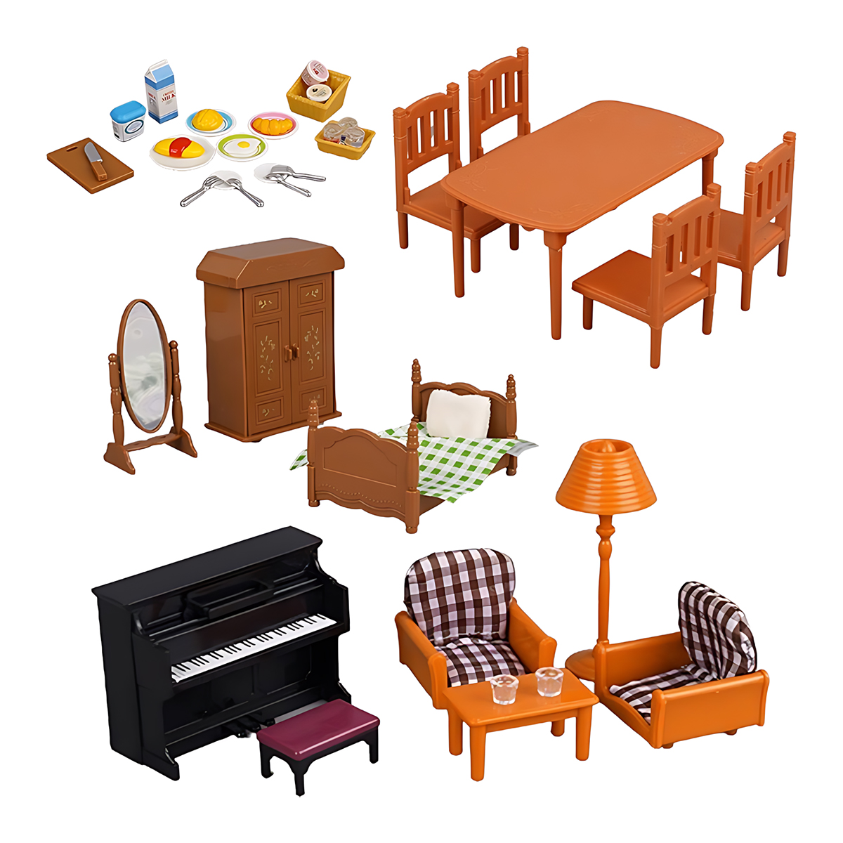 Miniature Furniture 1:12 Dollh - Miniature Terrain Set reseña y precio