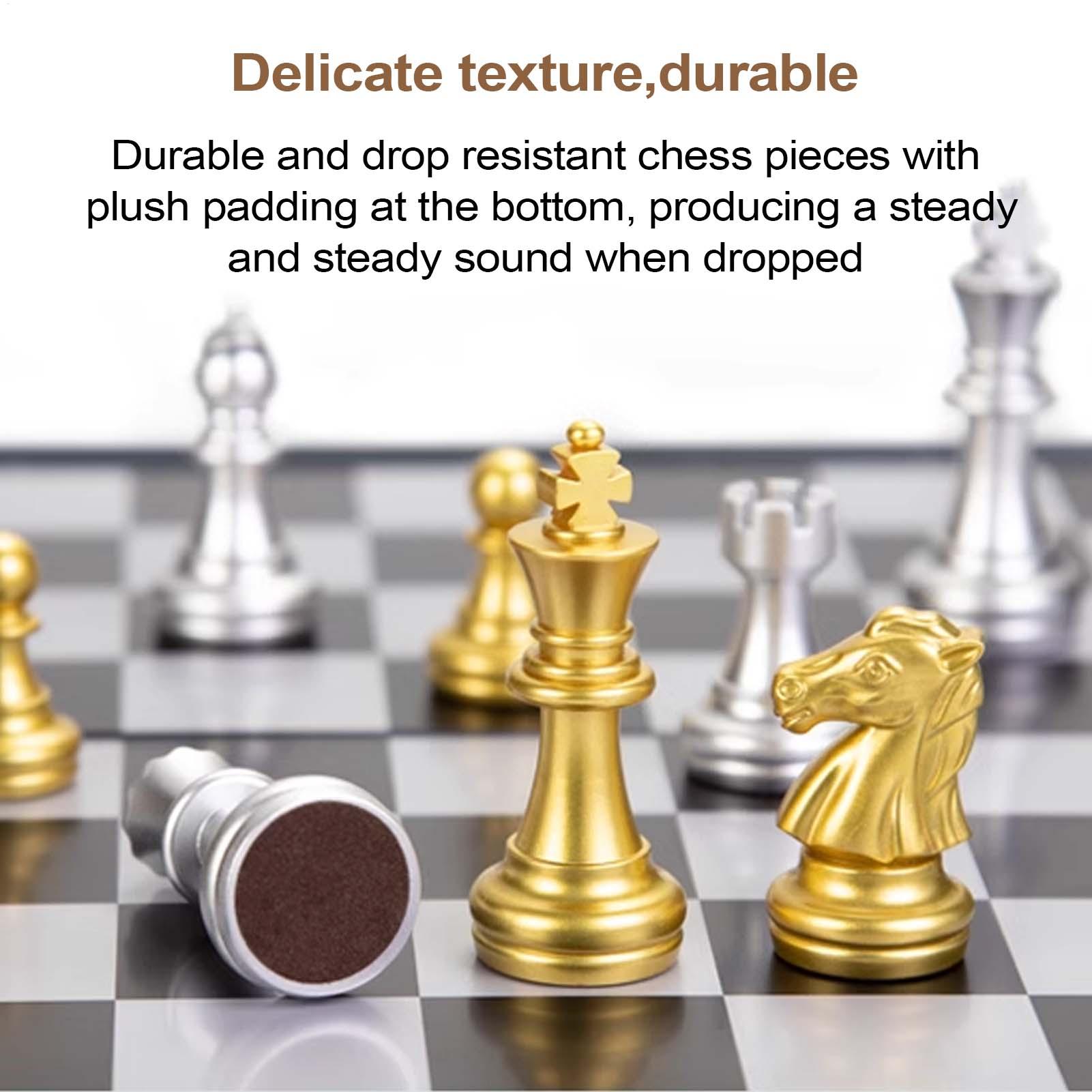 Chess Set Magnetic Board Chess - Magnetic Travel Chess reseña y precio