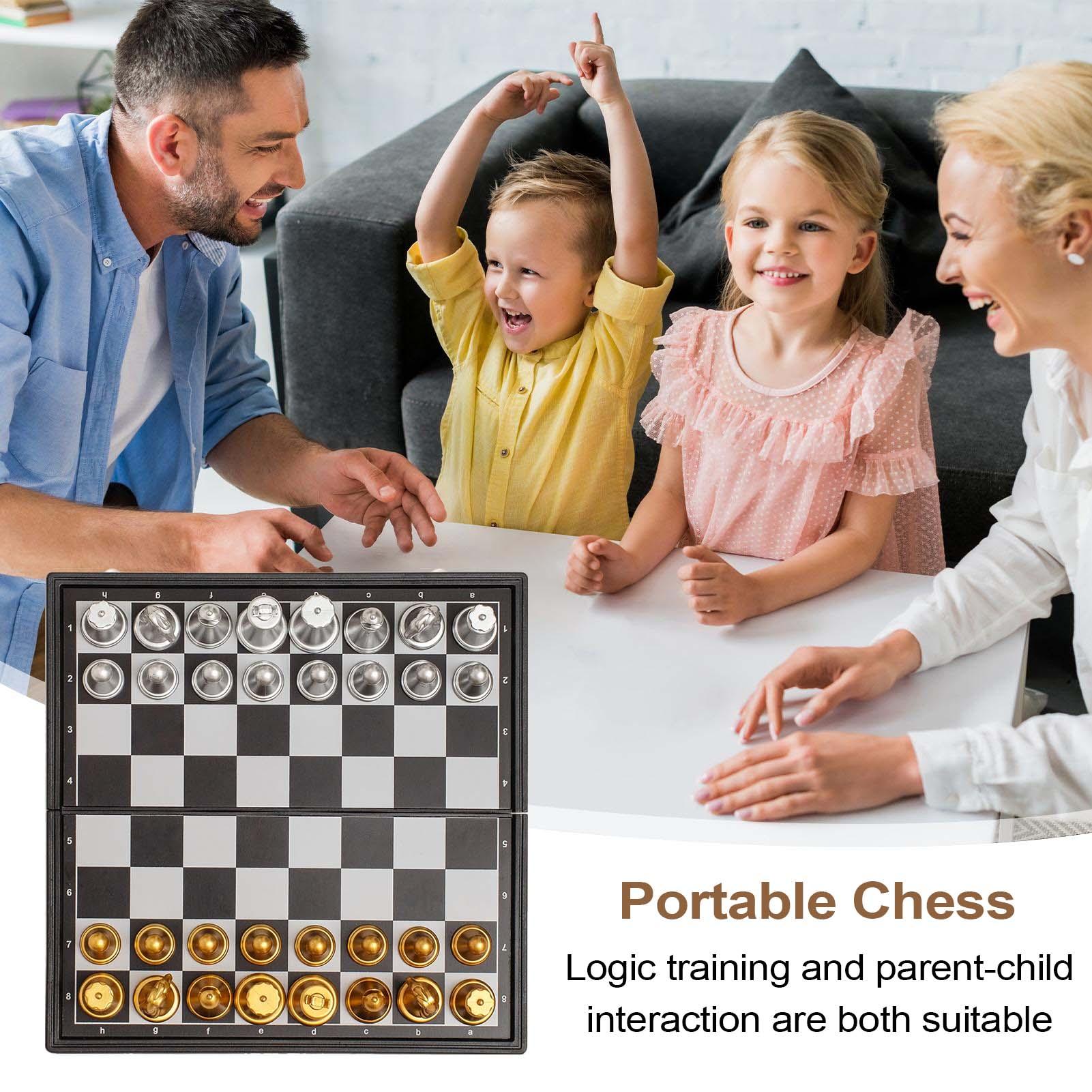 Chess Set Magnetic Board Chess - Magnetic Travel Chess reseña y precio
