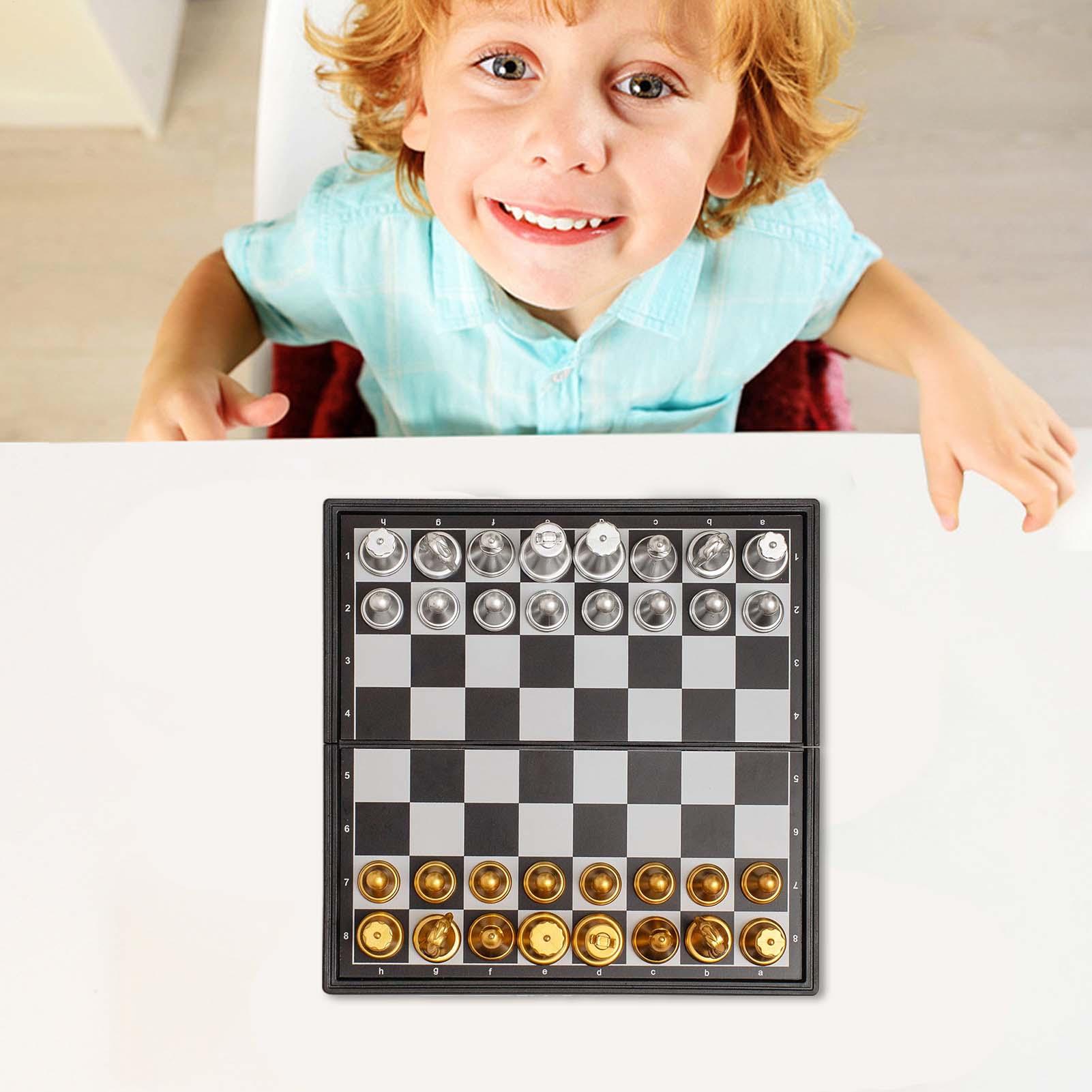 Chess Set Magnetic Board Chess - Magnetic Travel Chess reseña y precio