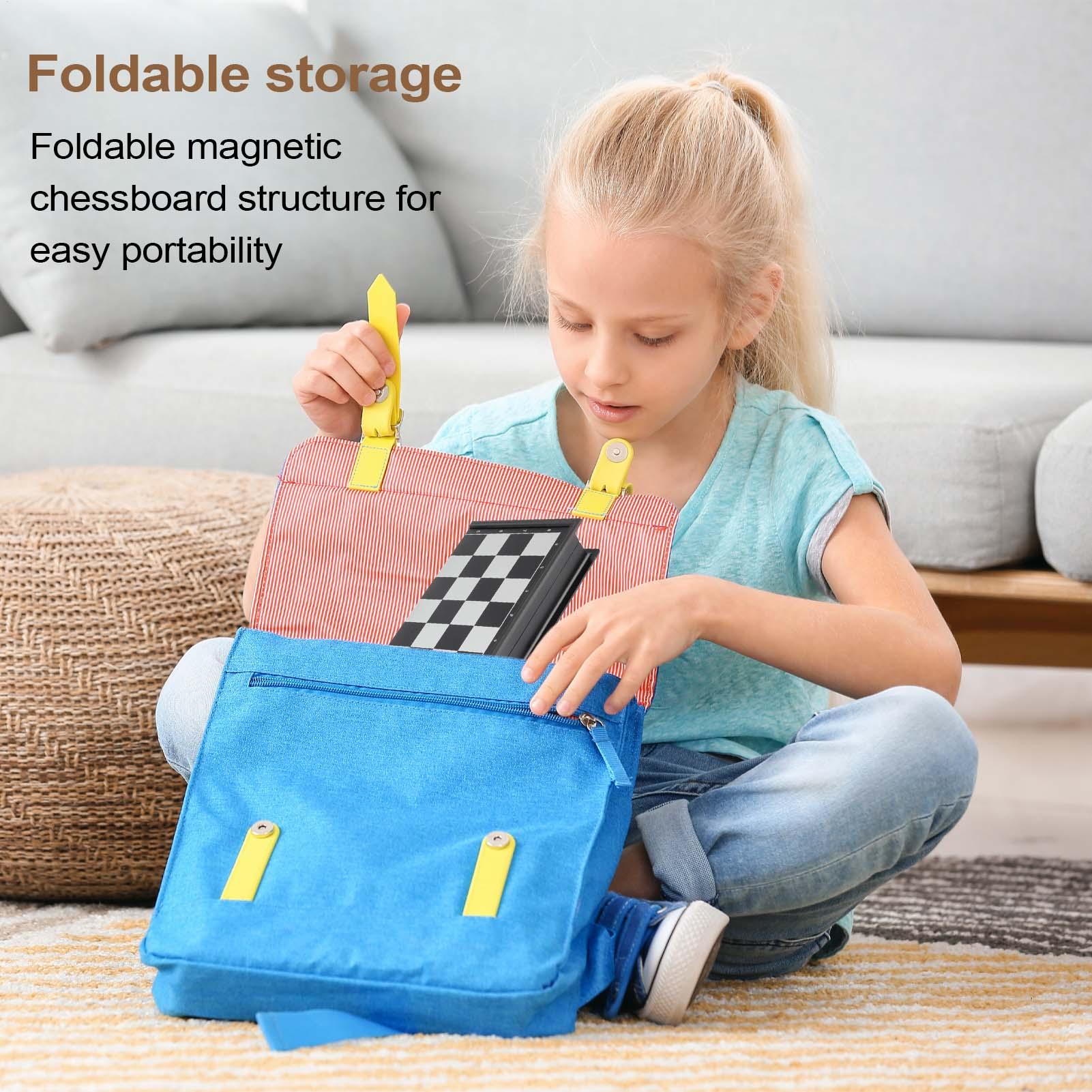 Chess Set Magnetic Board Chess - Magnetic Travel Chess reseña y precio