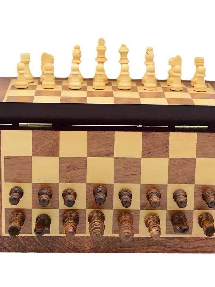 Magnetic Wooden Chess Set 15 I - Magnetic Travel Chess reseña y precio